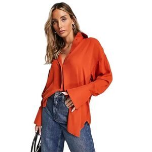 ASOS Design Button Up Long Sleeve Button Up Shirt